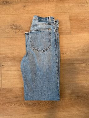 Abercrombie & Fitch Light Blue Flare Wide-Leg Jeans